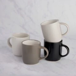 Set Of 4 Assorted Colour Mugs