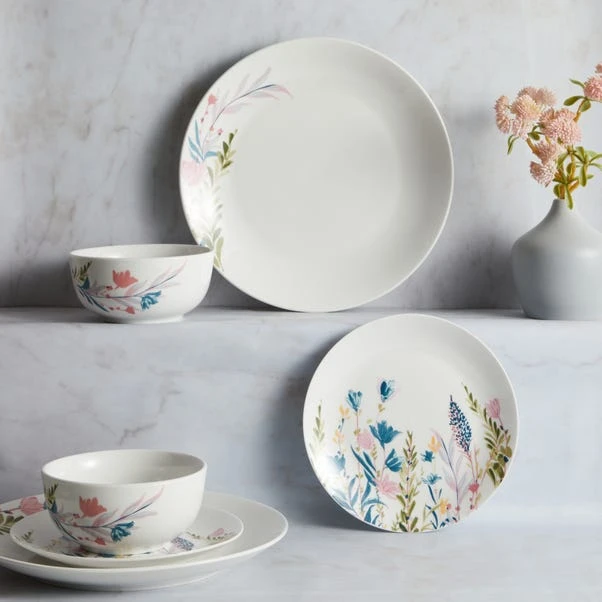 Floral 12 Piece Dinner Set 1 Floral 12 Piece Dinner Set