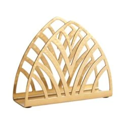 Gold Hammered Napkin Holder