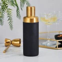 Gold And Black Cocktail Shaker