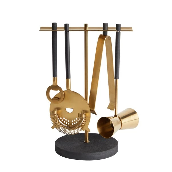 Gold And Black Bar Tools Set 3 Gold And Black Bar Tools Set - Image 3