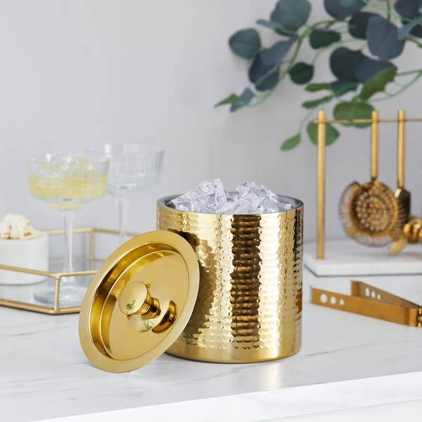 Hammered Ice Bucket 2 Hammered Ice Bucket - Image 2