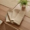 Set Of 4 Neutral Cotton Napkins