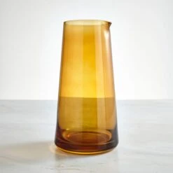 Amber Glass Carafe