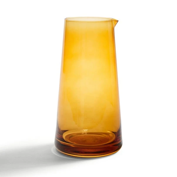Amber Glass Carafe 3 Amber Glass Carafe - Image 3