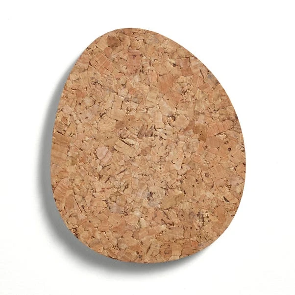 Set Of 4 Pebble Shaped Cork Coasters 2 Set Of 4 Pebble Shaped Cork Coasters - Image 2