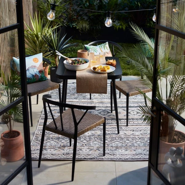 Amalfi Reactive Glaze Serving Bowl, White 4 Amalfi Reactive Glaze Serving Bowl, White - Image 4