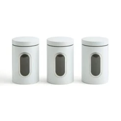 Set Of 3 Metal Kitchen Canisters -Online Tableware Store 30796316 alt02