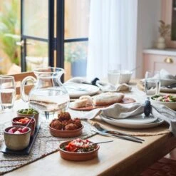 Set Of 2 Round Hessian Tassel Edge Placemats -Online Tableware Store 30797269 alt06