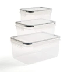 Set Of 3 Clip Lock Rectangle Containers -Online Tableware Store 30817143 alt02