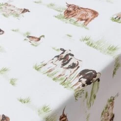 Highland Cow Wipe Clean Tablecloth 5 Highland Cow Wipe Clean Tablecloth -Online Tableware Store 30832416 alt02