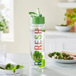 Refresh Slogan Water Bottle
