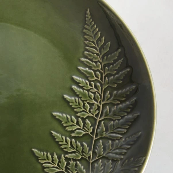 Churchgate Embossed Fern Dinner Plate 2 Churchgate Embossed Fern Dinner Plate - Image 2