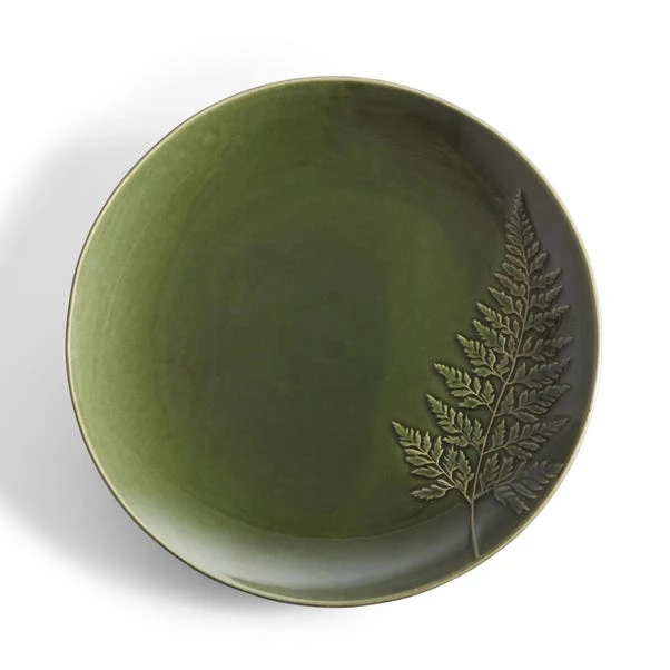 Churchgate Embossed Fern Dinner Plate 3 Churchgate Embossed Fern Dinner Plate - Image 3