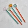 Set Of 4 Glass Drinks Stirrers
