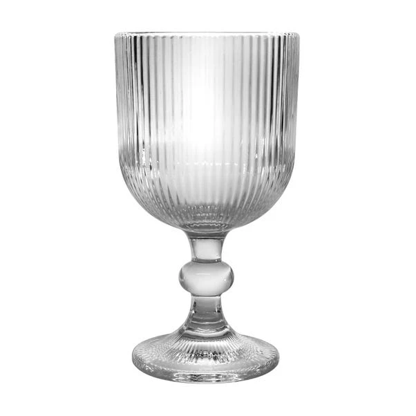 Large Ribbed Wine Glass 1 Large Ribbed Wine Glass