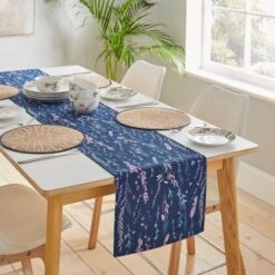 Whimsical Floral Long Table Runner