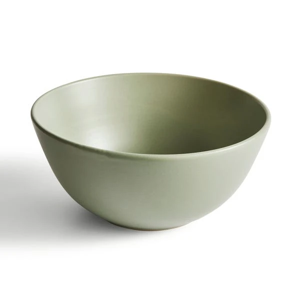 Stoneware Salad Bowl, Sage 2 Stoneware Salad Bowl, Sage - Image 2