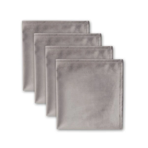 Set Of 4 Recycled Velour Napkins 3 Set Of 4 Recycled Velour Napkins - Image 3