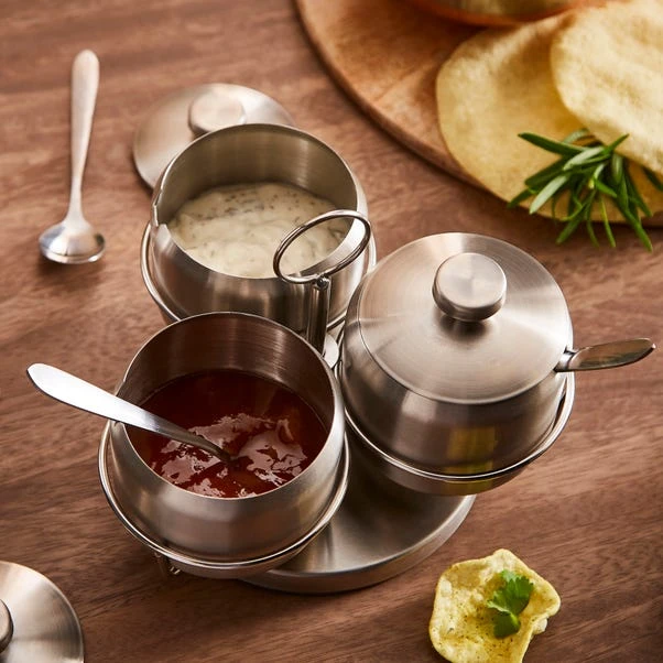 Trio Sauce Serving Set 2 Trio Sauce Serving Set - Image 2