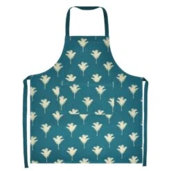 Luxe Palm Teal Apron