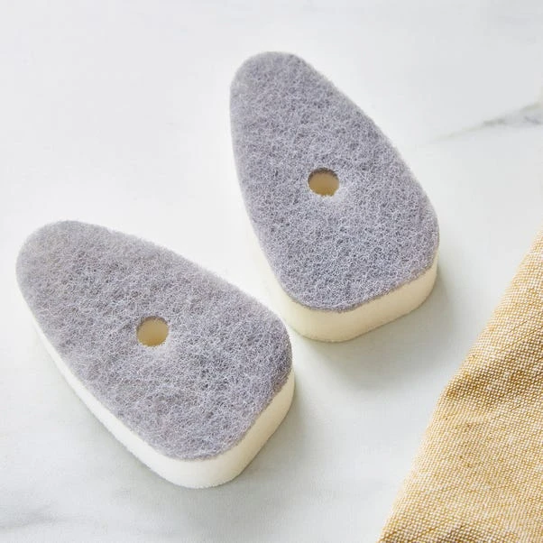 Pack Of 2 Refillable Washing Up Brush Heads 2 Pack Of 2 Refillable Washing Up Brush Heads - Image 2