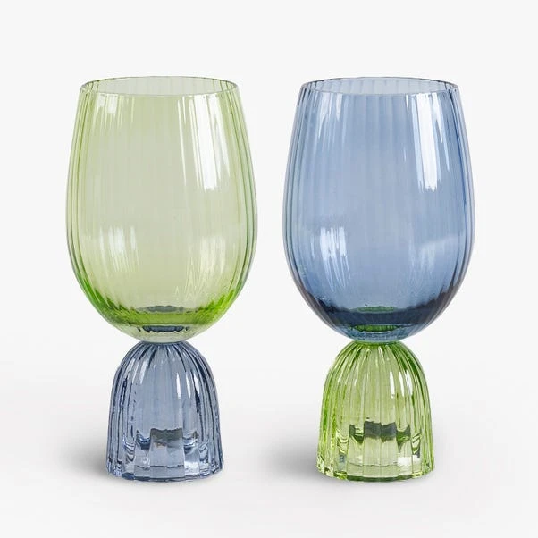 Set Of 2 Florence Wine Goblets 3 Set Of 2 Florence Wine Goblets - Image 3