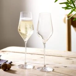 Set Of 2 Ballet Flute Glasses