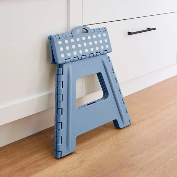 Large Ashley Blue Step Stool 2 Large Ashley Blue Step Stool - Image 2