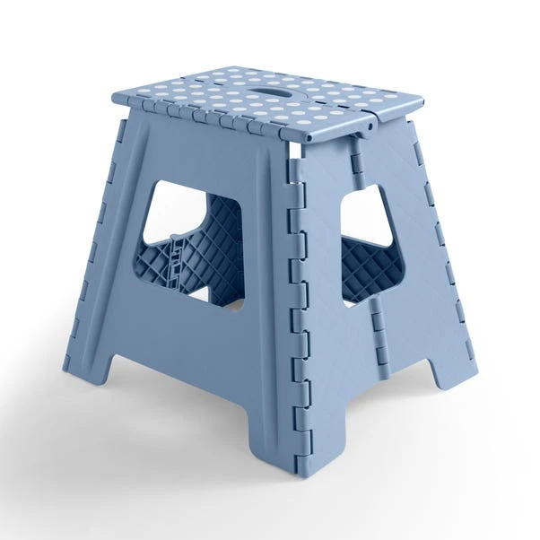 Large Ashley Blue Step Stool 3 Large Ashley Blue Step Stool - Image 3