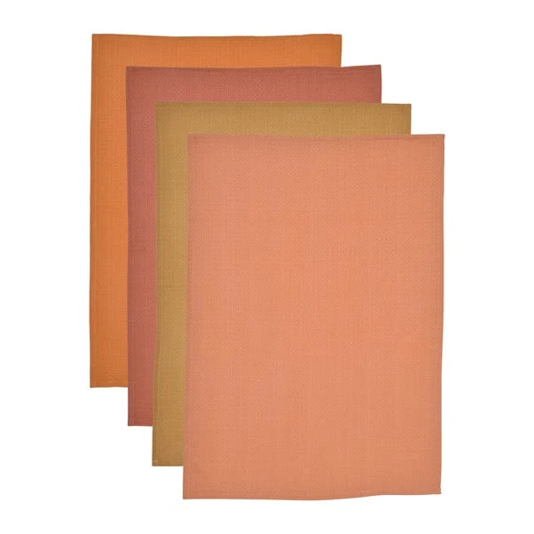 Set Of 4 Isabelle Waffle Tea Towels 1 Set Of 4 Isabelle Waffle Tea Towels