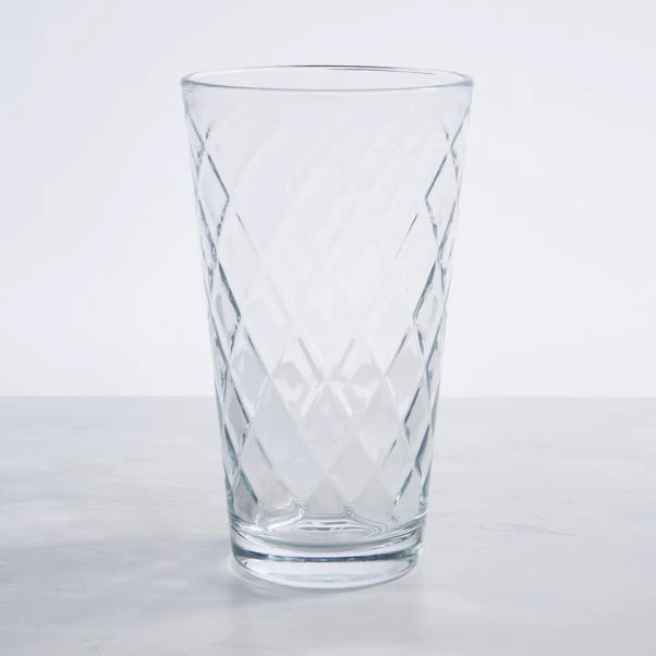 Diamond Highball Glass 1 Diamond Highball Glass