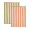 Set Of 2 Striped Tea Towels