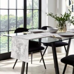 Crushed Velour Table Runner -Online Tableware Store 30872259