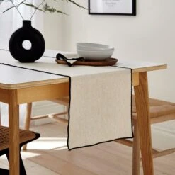 Contrast Stitch Table Runner -Online Tableware Store 30872290