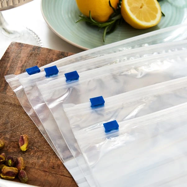 Pack Of 25 Dunelm Zip Lock Bags 2 Pack Of 25 Dunelm Zip Lock Bags - Image 2