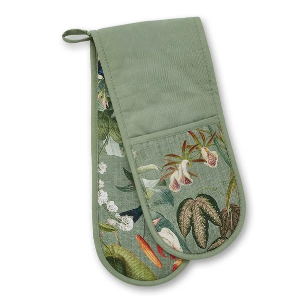 Botanical Bird Double Oven Glove 3 Botanical Bird Double Oven Glove - Image 3