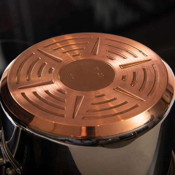 Pro Copper Base Non-Stick Stainless Steel 3 Piece Pan Set 2 Pro Copper Base Non-Stick Stainless Steel 3 Piece Pan Set - Image 2