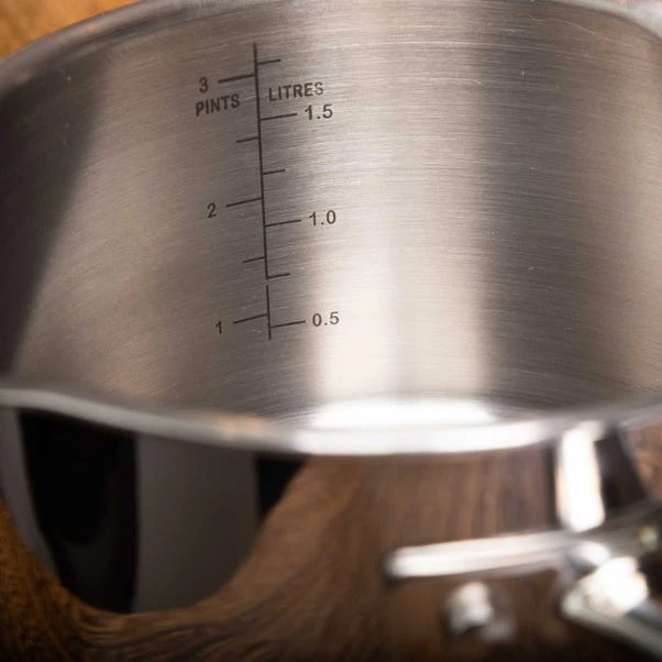 Pro Copper Base Non-Stick Stainless Steel 3 Piece Pan Set 3 Pro Copper Base Non-Stick Stainless Steel 3 Piece Pan Set - Image 3