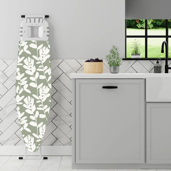 Sage Floral Ironing Board Cover 1 Sage Floral Ironing Board Cover