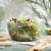 Ribbed Acrylic Salad Bowl