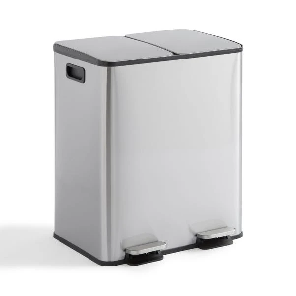 Curve 20/20 Litre Stainless Steel Pedal Bin 3 Curve 20/20 Litre Stainless Steel Pedal Bin - Image 3