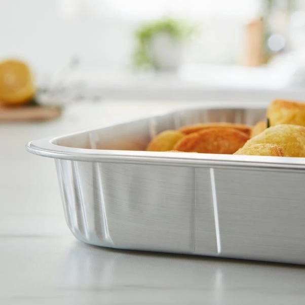 Pack Of 3 Smooth Wall Foil Baking Tray 2 Pack Of 3 Smooth Wall Foil Baking Tray - Image 2