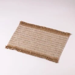Pack Of 2 Jute Geo Rectangle Placemats 6 Pack Of 2 Jute Geo Rectangle Placemats -Online Tableware Store 30890864 alt02
