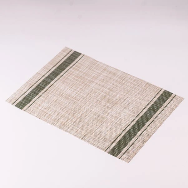 Striped Vinyl Placemat 5 Striped Vinyl Placemat - Image 5