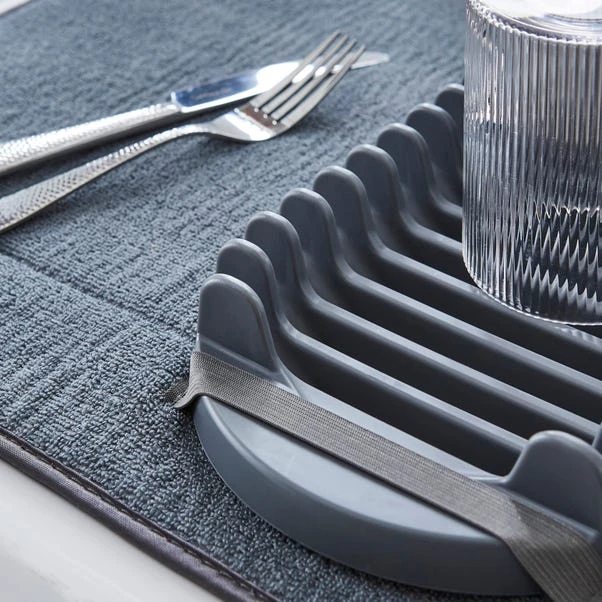 Microfibre Mat With Plate Rack 2 Microfibre Mat With Plate Rack - Image 2