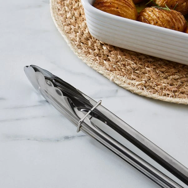Essentials Stainless Steel Tongs 2 Essentials Stainless Steel Tongs - Image 2