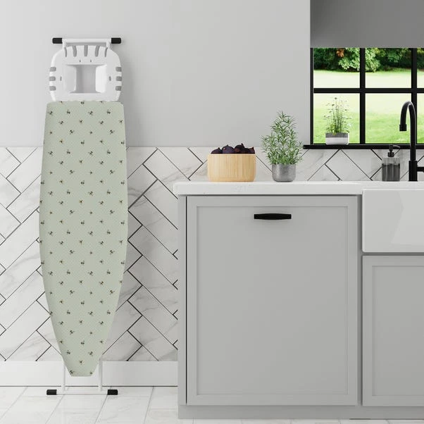 Sage Bees Ironing Board Cover 1 Sage Bees Ironing Board Cover