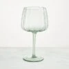 Bubble Green Gin Glass