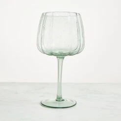 Bubble Green Gin Glass